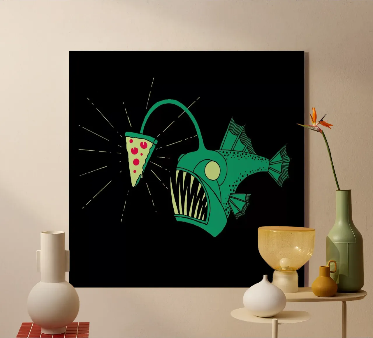 Angling For Pizza plexiglass da DinoMike