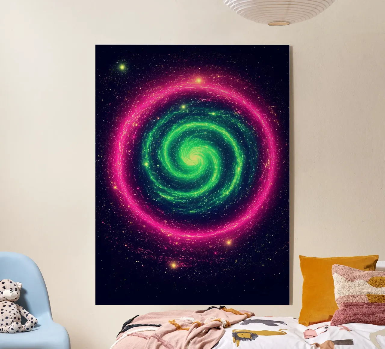 Galassia a spirale - Pop Art plexiglass da ColorCrash Gallery