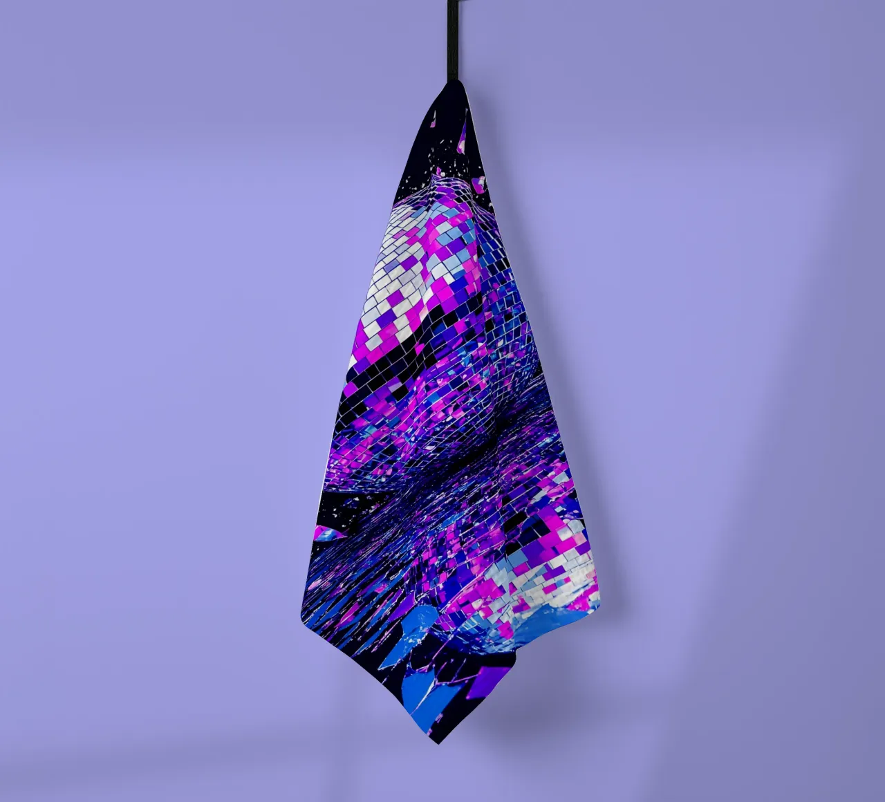 Shattering Disco Ball- Pop Art paño de cocina de ColorCrash Gallery