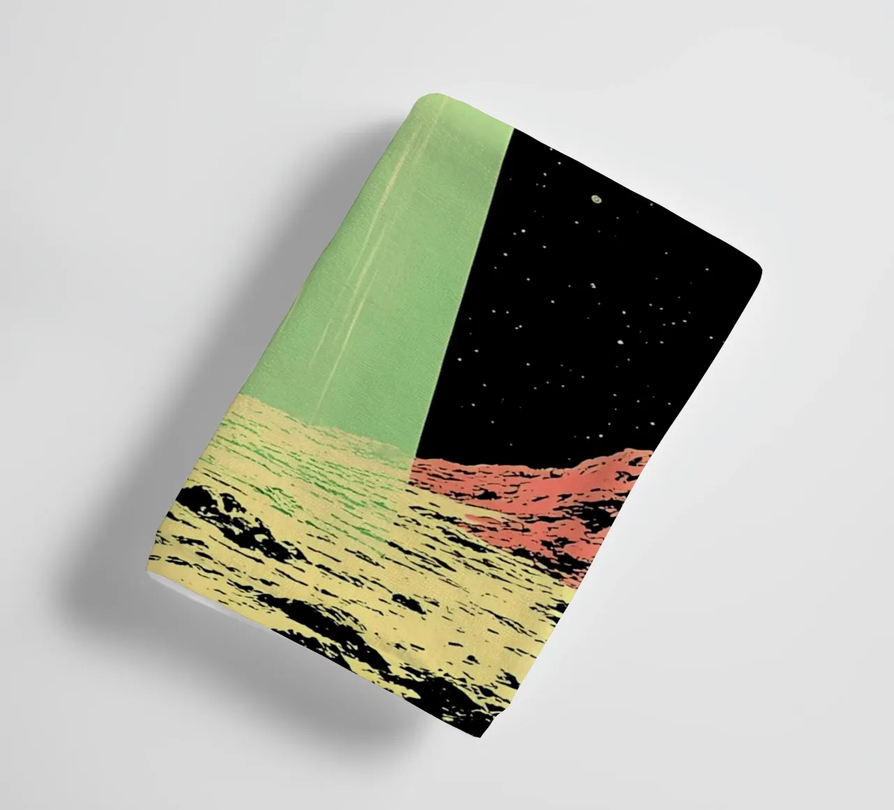 UFO In Space- Pop Art towel by ColorCrash Gallery