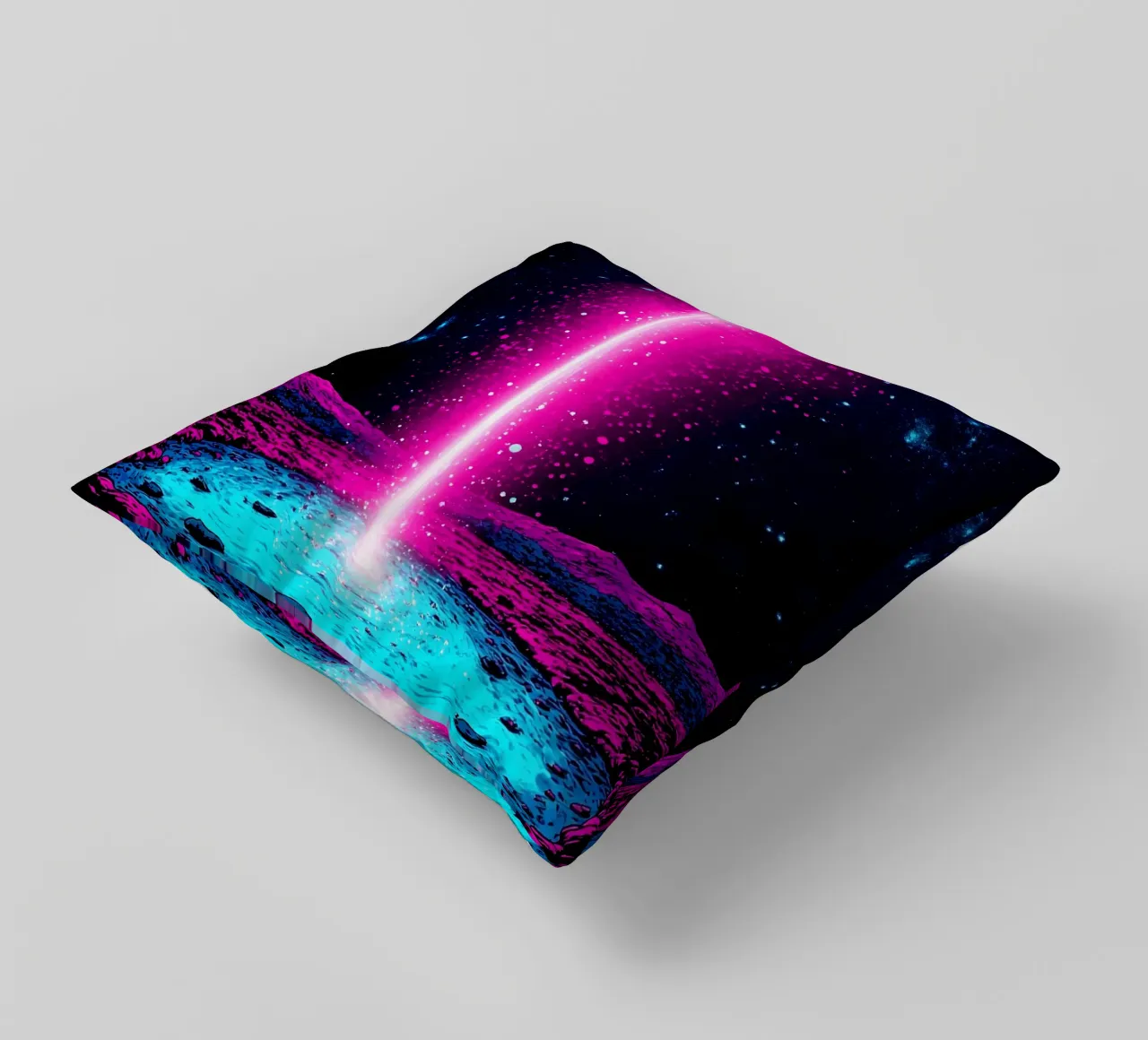 Cielo notturno - Pop Art cuscino da ColorCrash Gallery