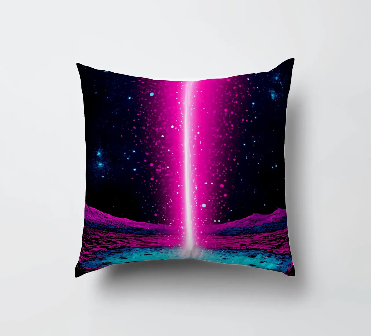 Cielo notturno - Pop Art cuscino da ColorCrash Gallery