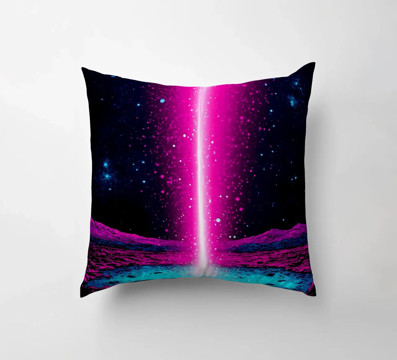 Cielo notturno - Pop Art cuscino da ColorCrash Gallery