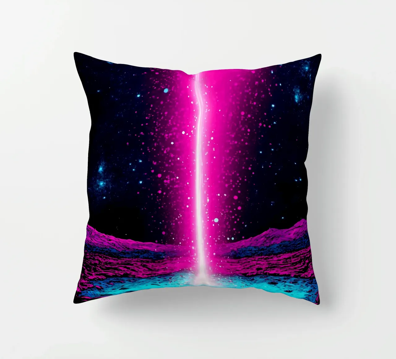 Cielo notturno - Pop Art cuscino da ColorCrash Gallery