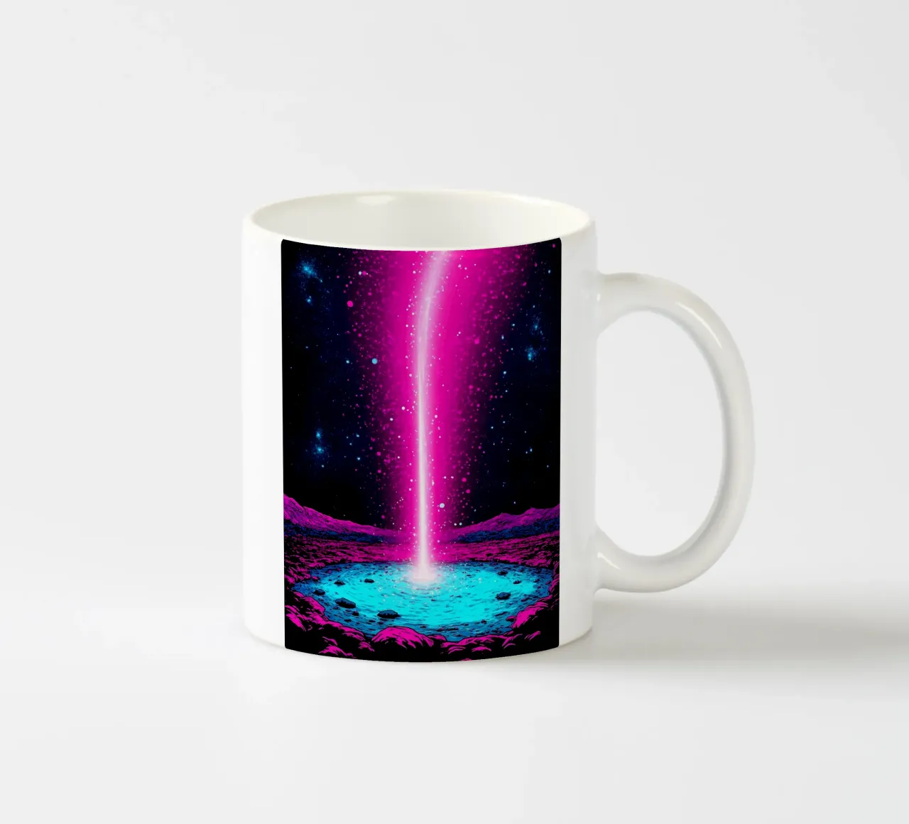 Cielo notturno - Pop Art tazza in ceramica da ColorCrash Gallery