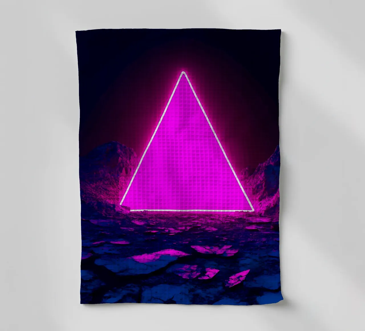 Triangolo al neon - Pop Art canovaccio da cucina da ColorCrash Gallery