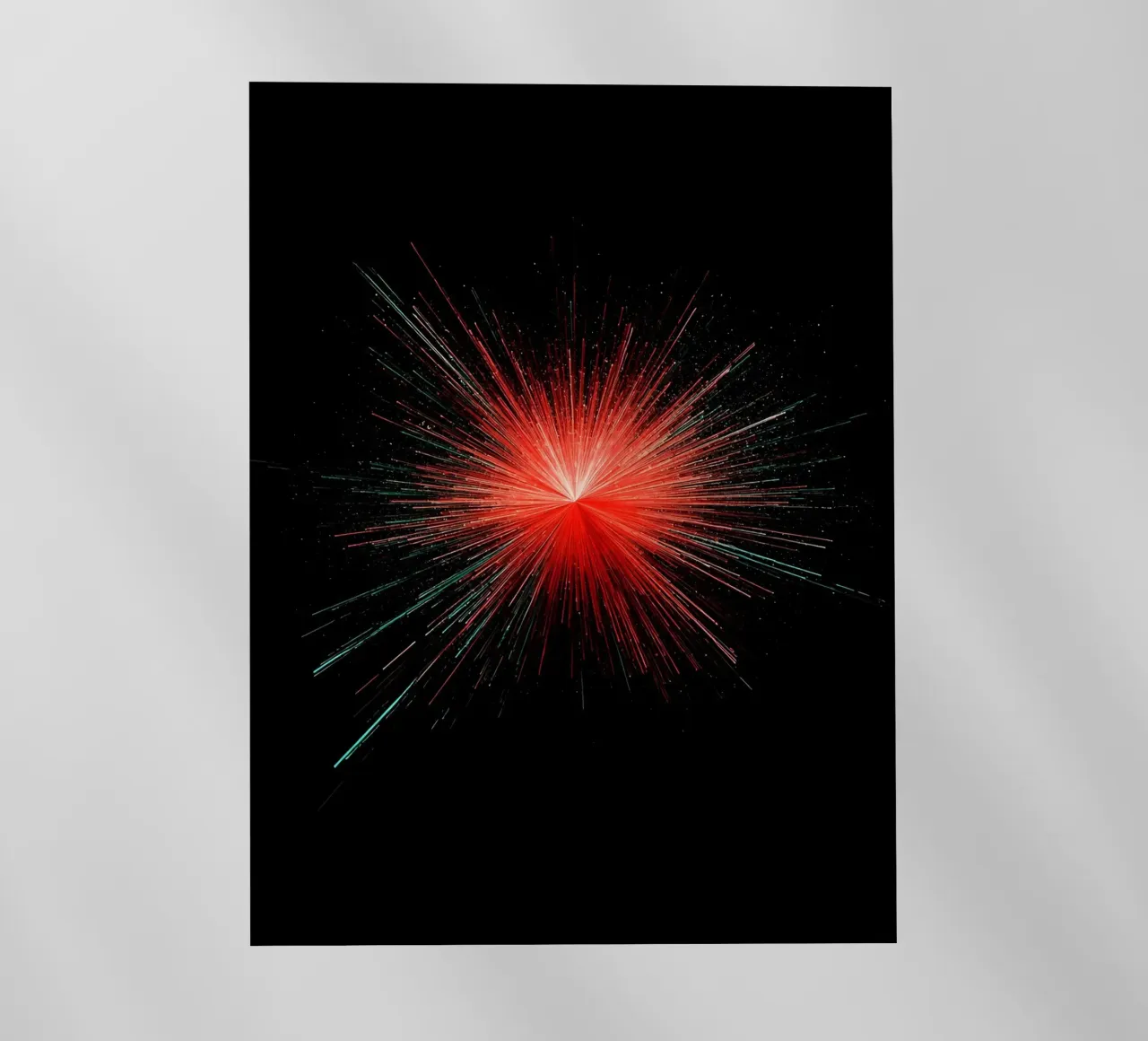 Esplosione spaziale - Pop Art pellicola backlit da ColorCrash Gallery