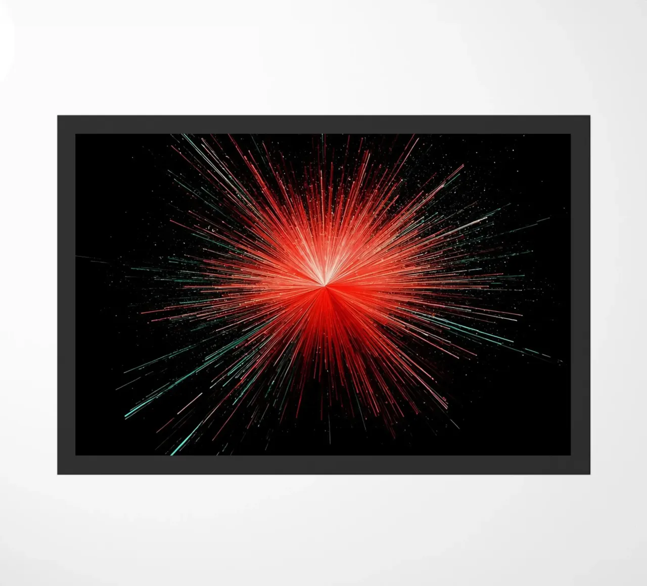 Esplosione spaziale - Pop Art zerbino da ColorCrash Gallery