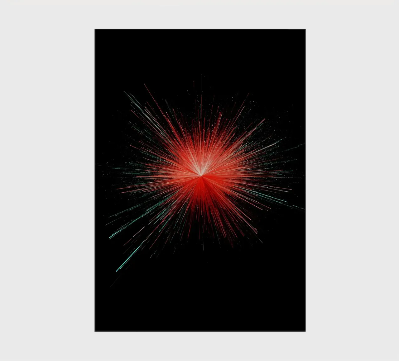Explosion de l'espace - Pop Art carnet de notes de ColorCrash Gallery