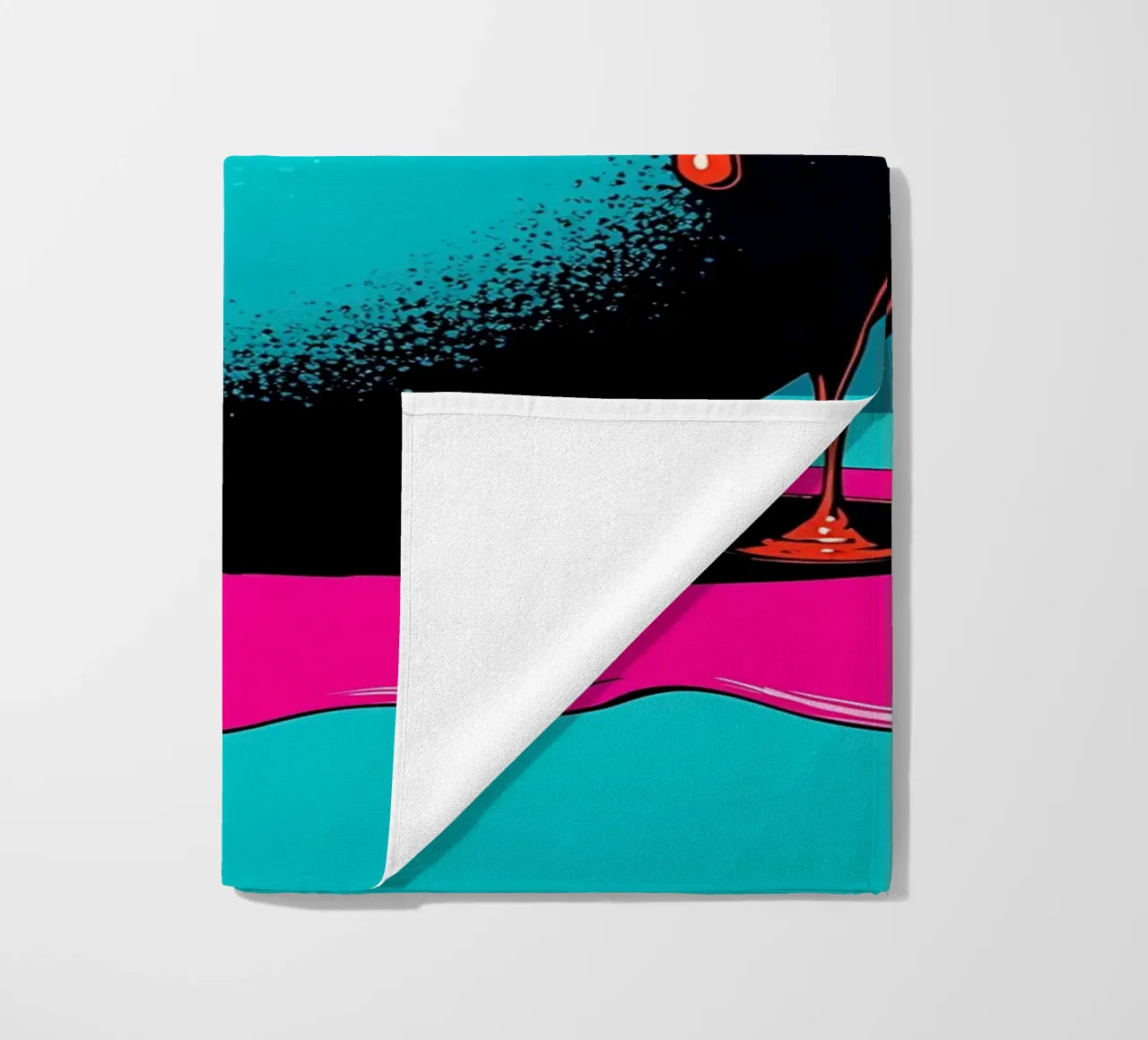 Sfera gocciolante - Pop Art telo mare da ColorCrash Gallery