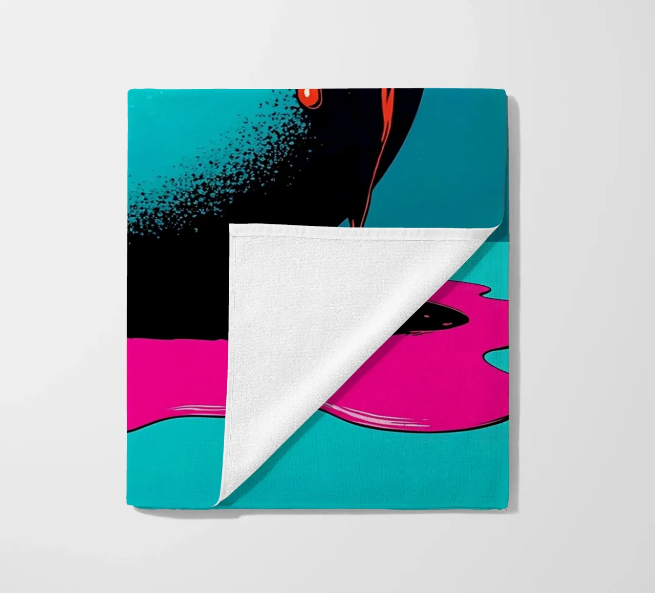 Sfera gocciolante - Pop Art telo mare da ColorCrash Gallery