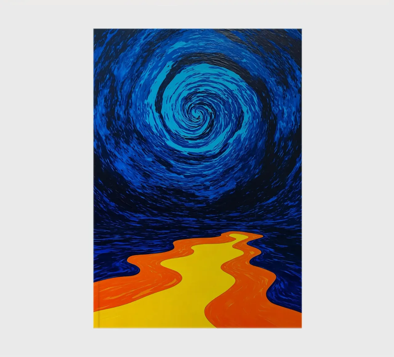 Path To Vortex - Pop Art notebook by ColorCrash Gallery