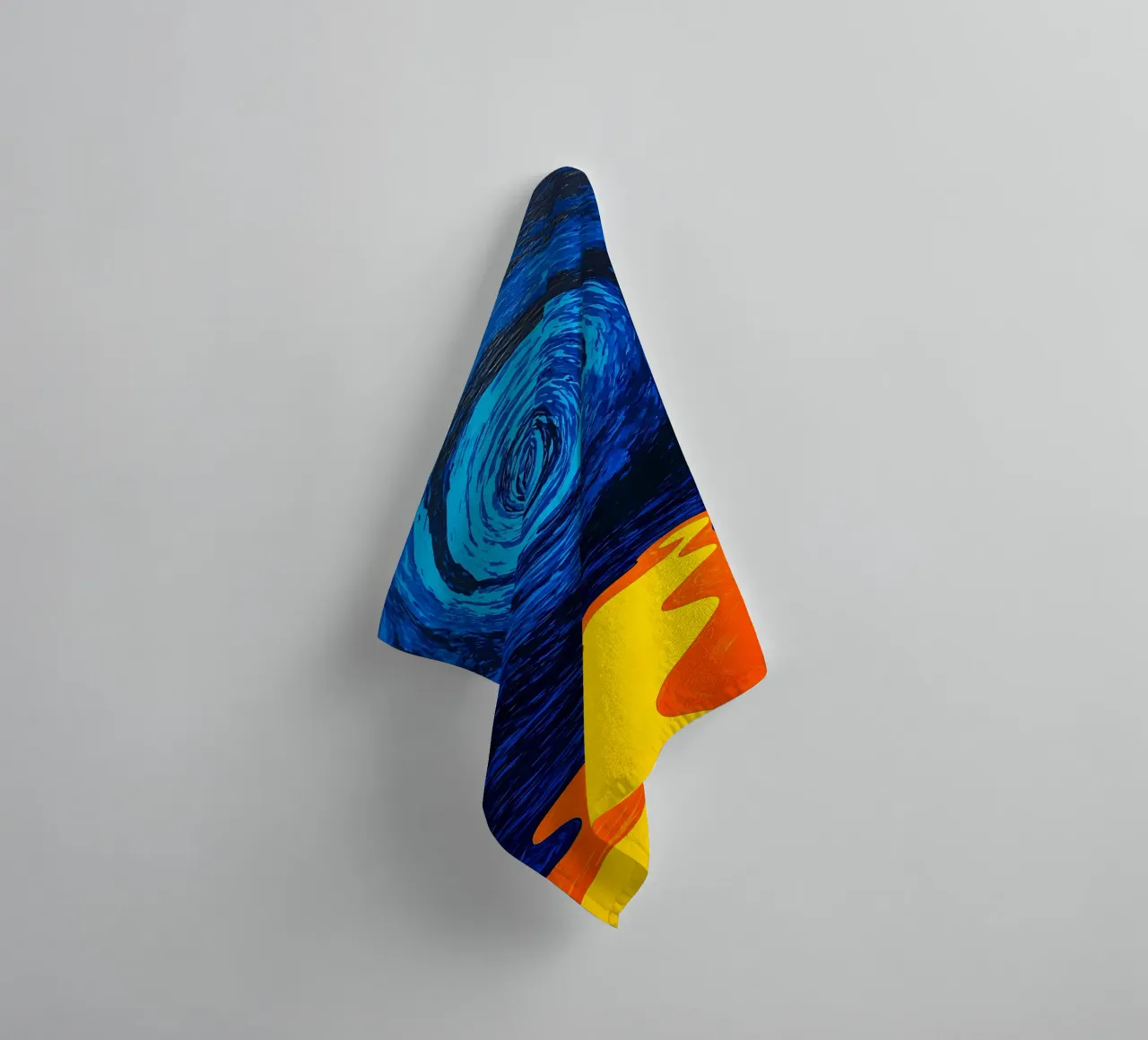 Path To Vortex - Pop Art towel by ColorCrash Gallery