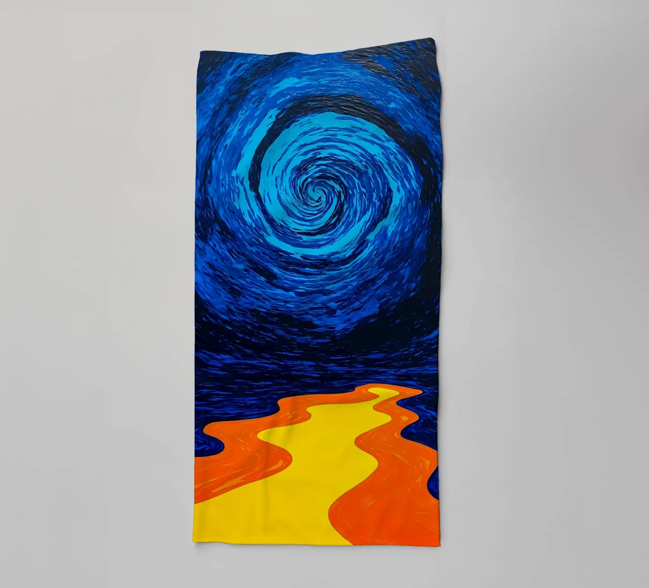 Path To Vortex - Pop Art towel by ColorCrash Gallery