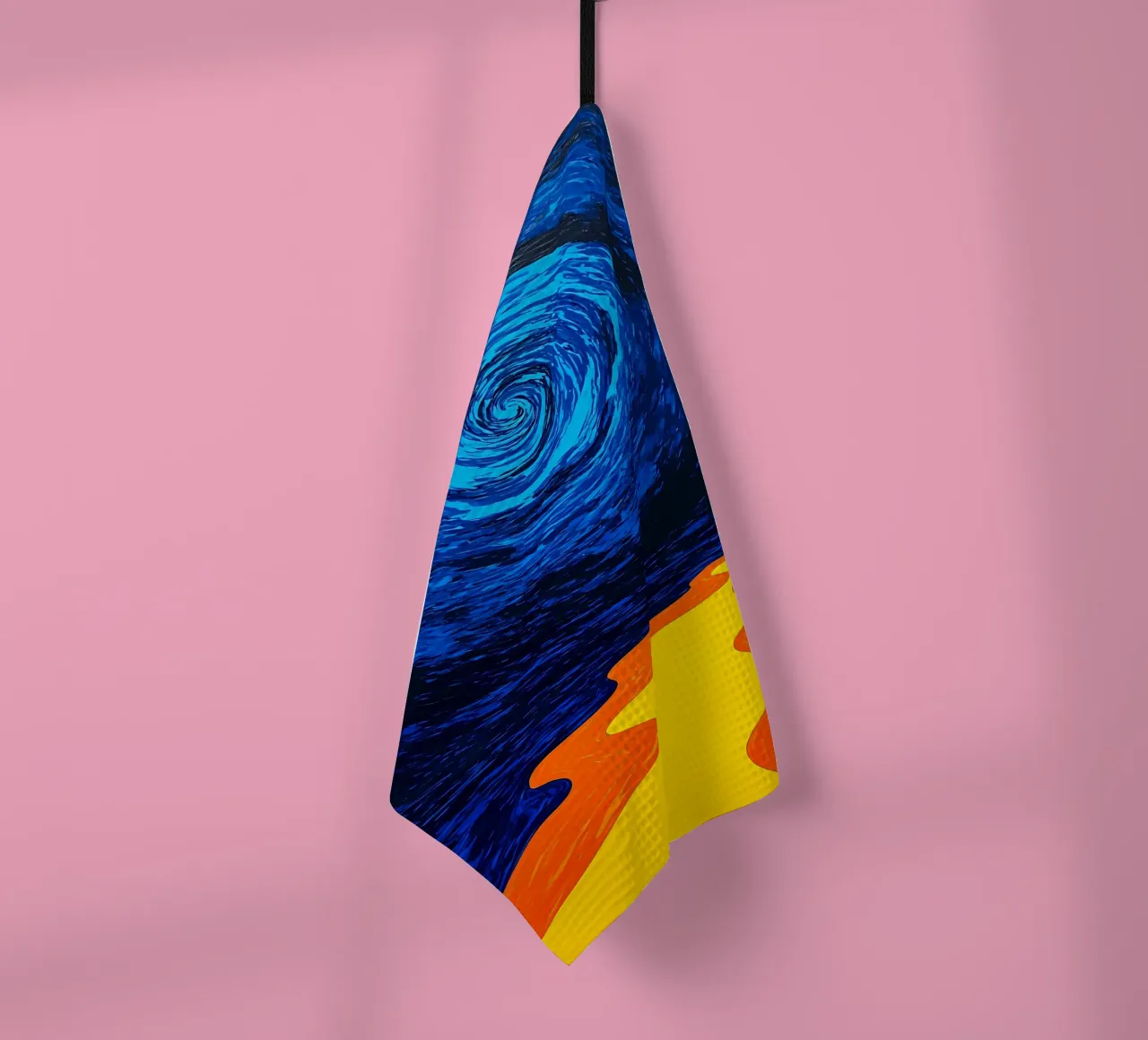 Path To Vortex - Pop Art torchon de ColorCrash Gallery