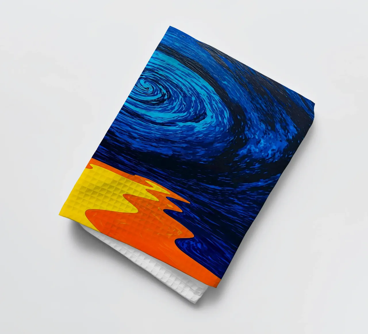 Path To Vortex - Pop Art torchon de ColorCrash Gallery