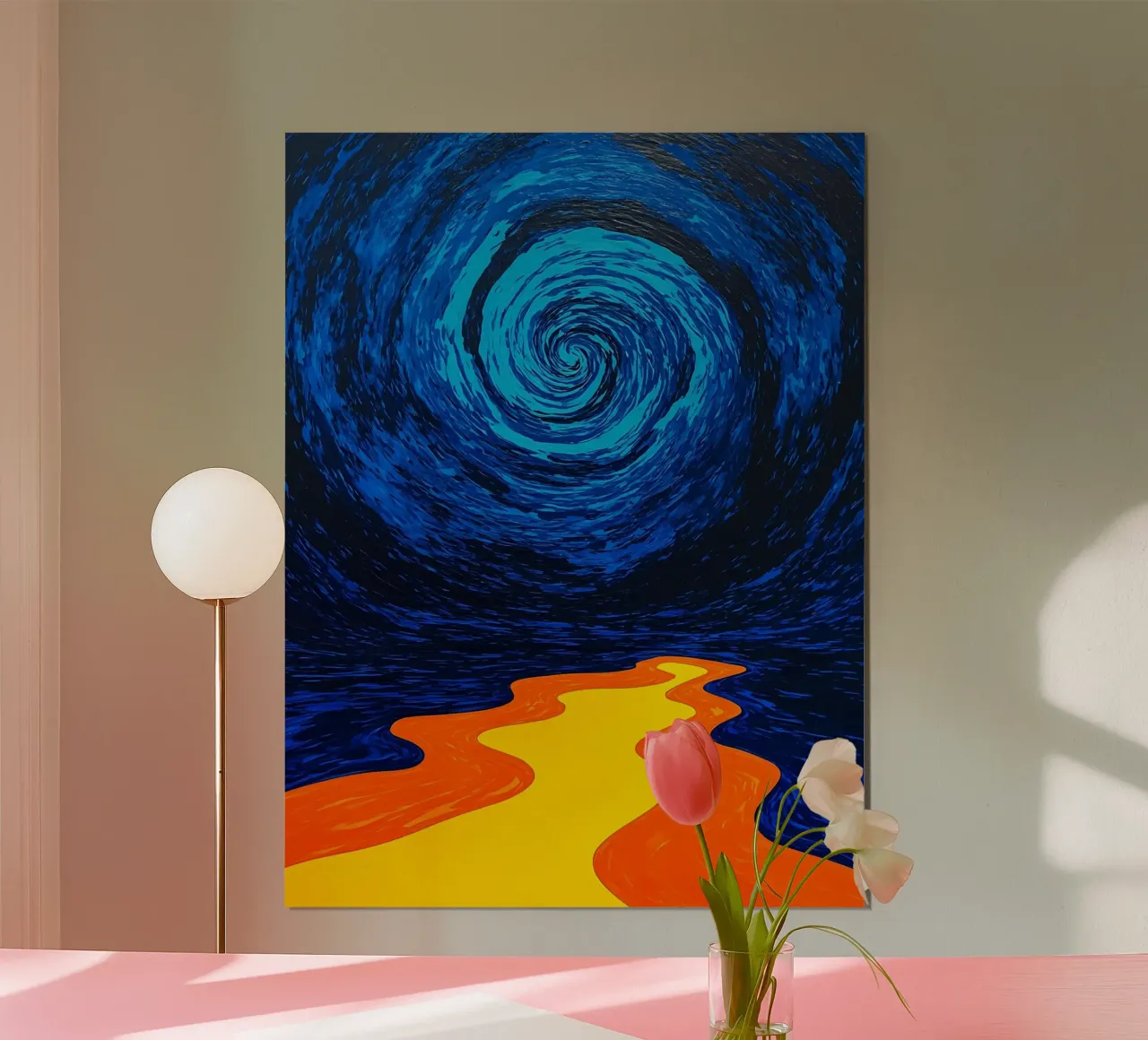 Percorso verso il vortice - Pop Art poster da ColorCrash Gallery