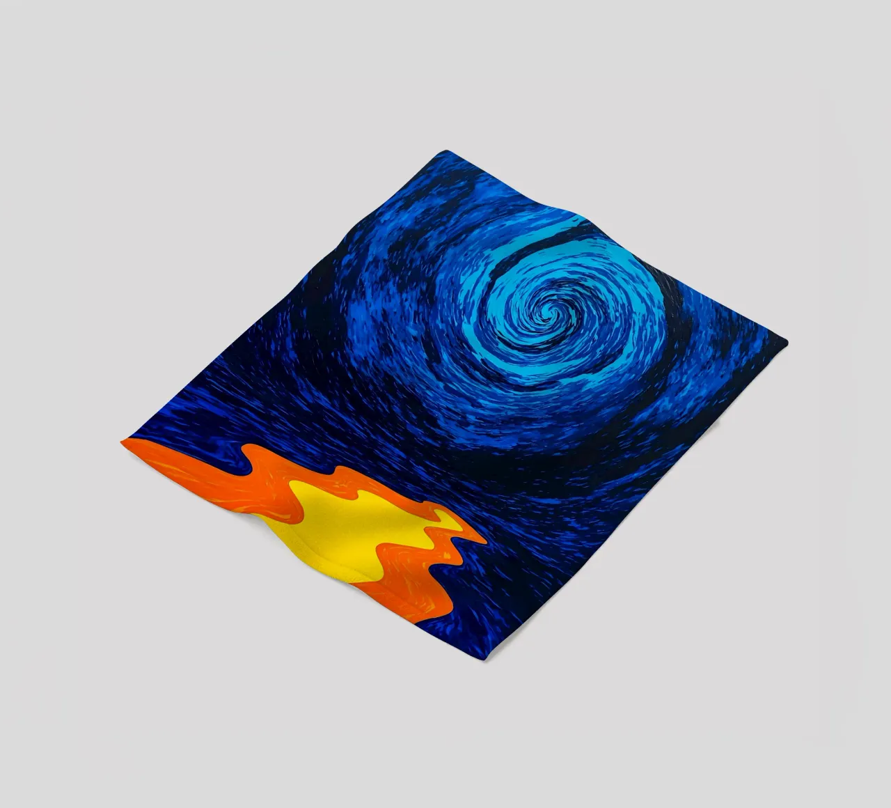 Path To Vortex - Pop Art Fleecedecke von ColorCrash Gallery