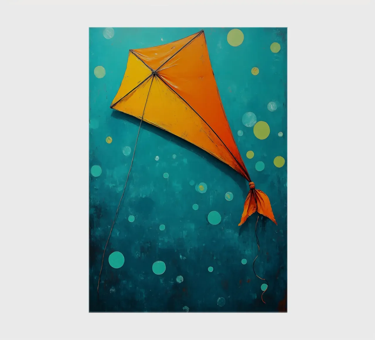 Kite - Pop Art notebook by ColorCrash Gallery