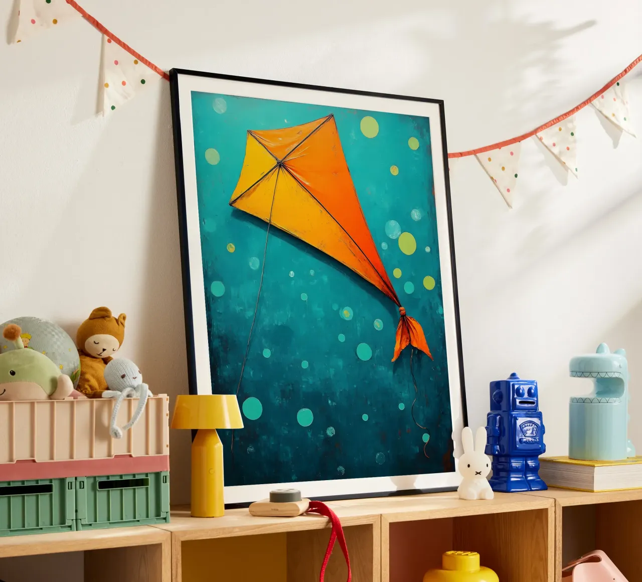 Flugdrachen - Pop Art Hahnemühle von ColorCrash Gallery