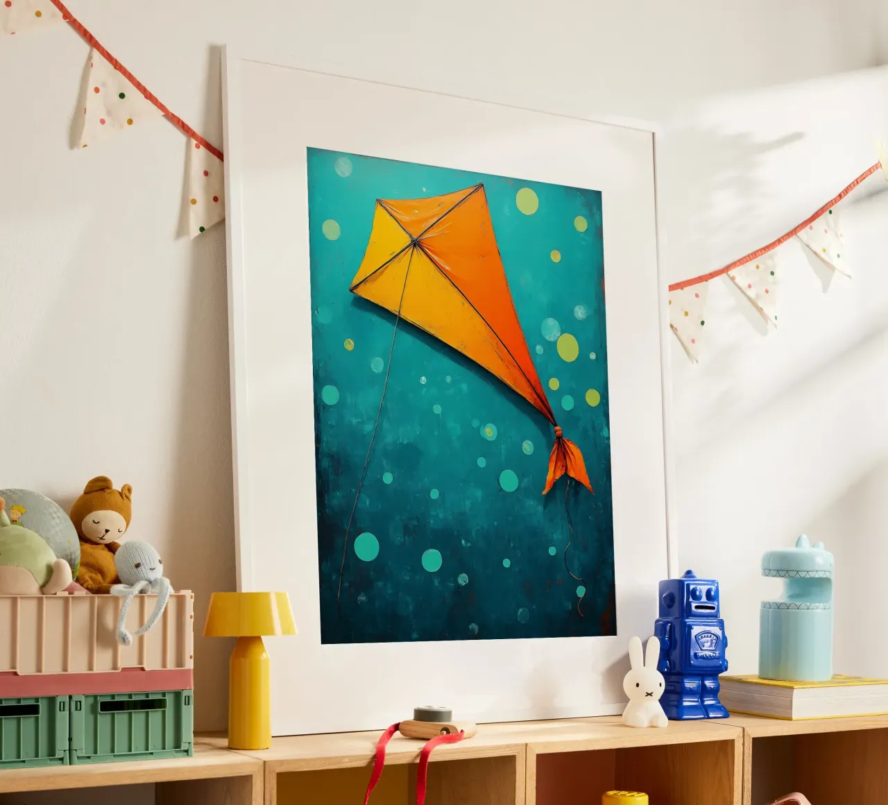 Flugdrachen - Pop Art Hahnemühle von ColorCrash Gallery