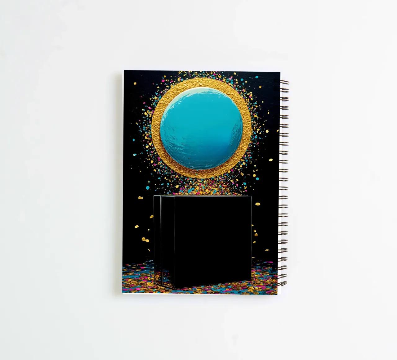 Confetti - Pop Art spiral notebook by ColorCrash Gallery