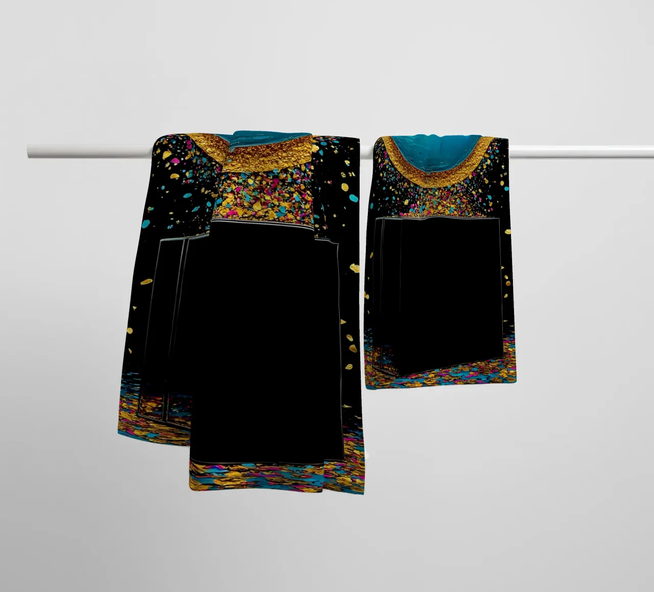 Confetti - Pop Art asciugamano da bagno da ColorCrash Gallery