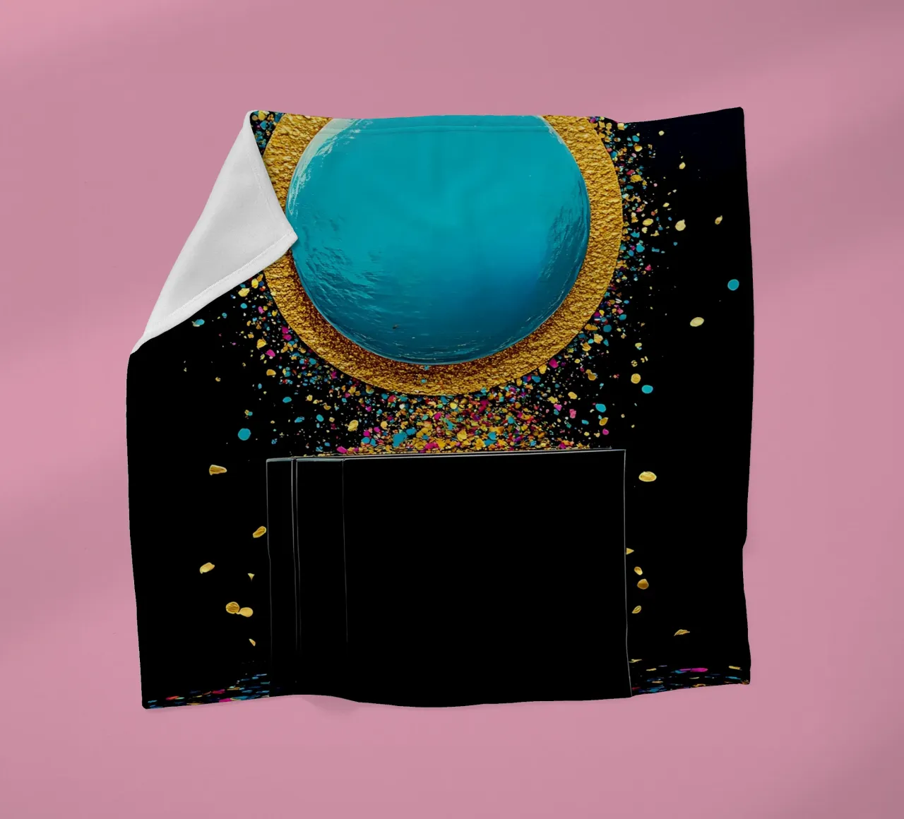 Confetti - Pop Art coperta in pile da ColorCrash Gallery