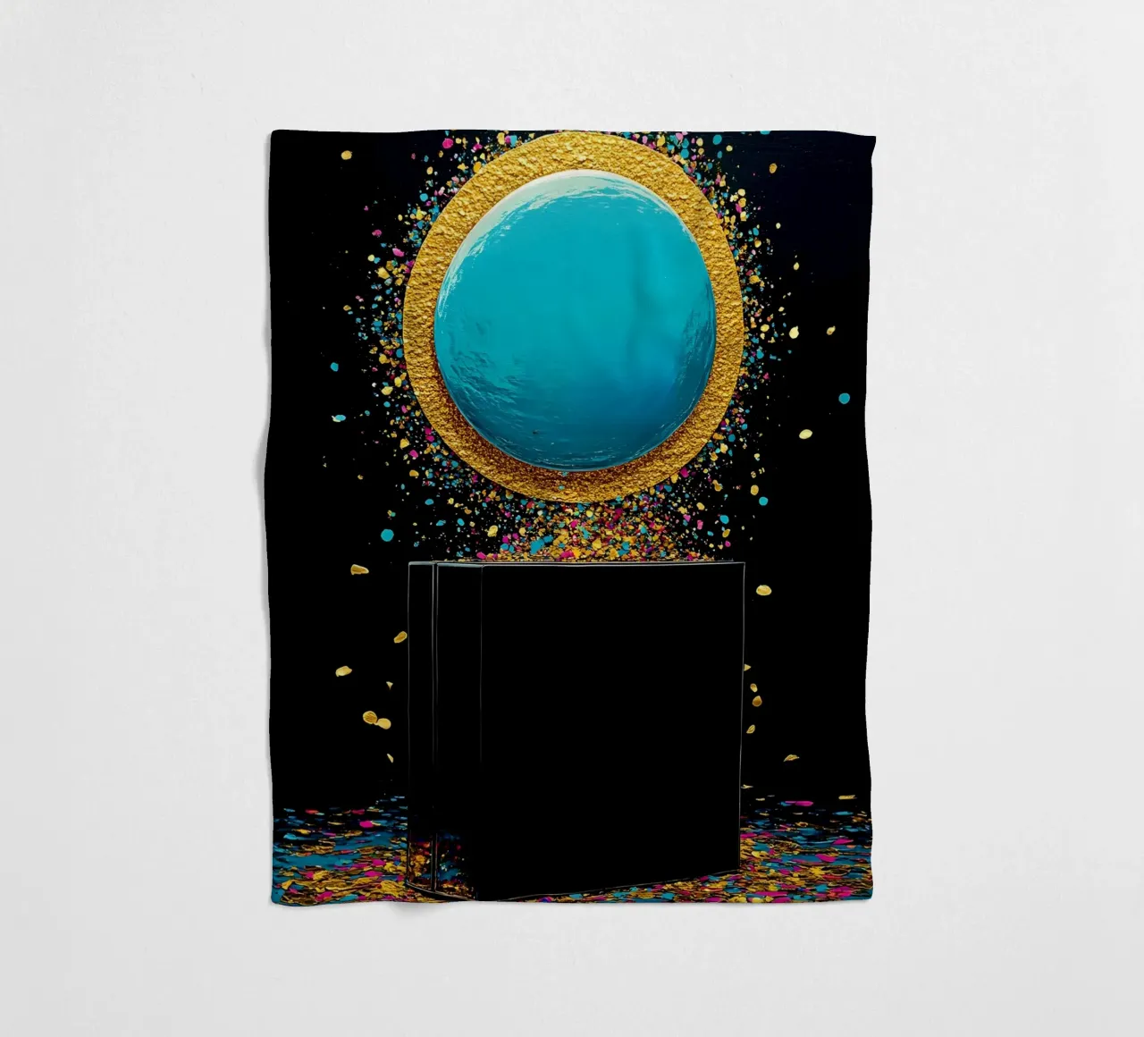 Confetti - Pop Art coperta in pile da ColorCrash Gallery