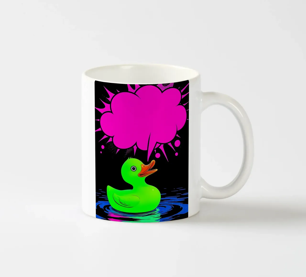 Anatra di gomma - Pop Art tazza in ceramica da ColorCrash Gallery