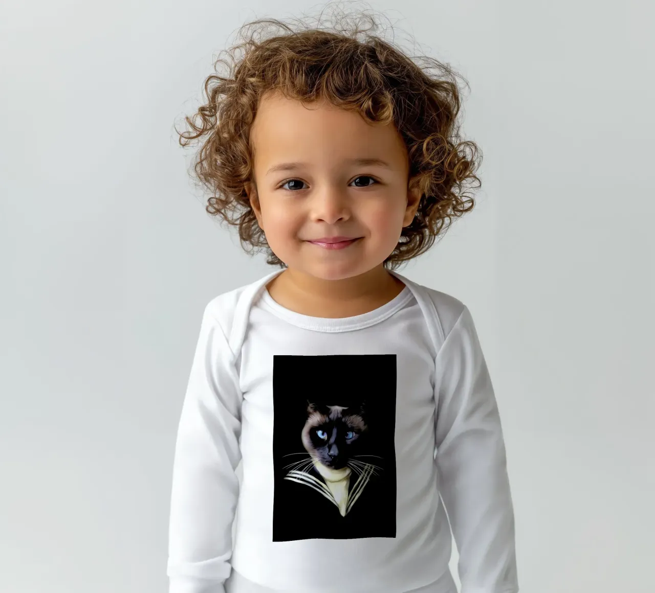 Dorus the Sailor long-sleeve baby romper by Tein Lucasson