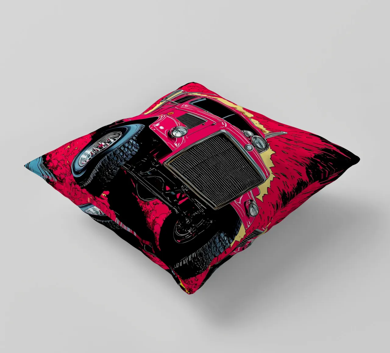 Camion classico - Pop Art cuscino da ColorCrash Gallery