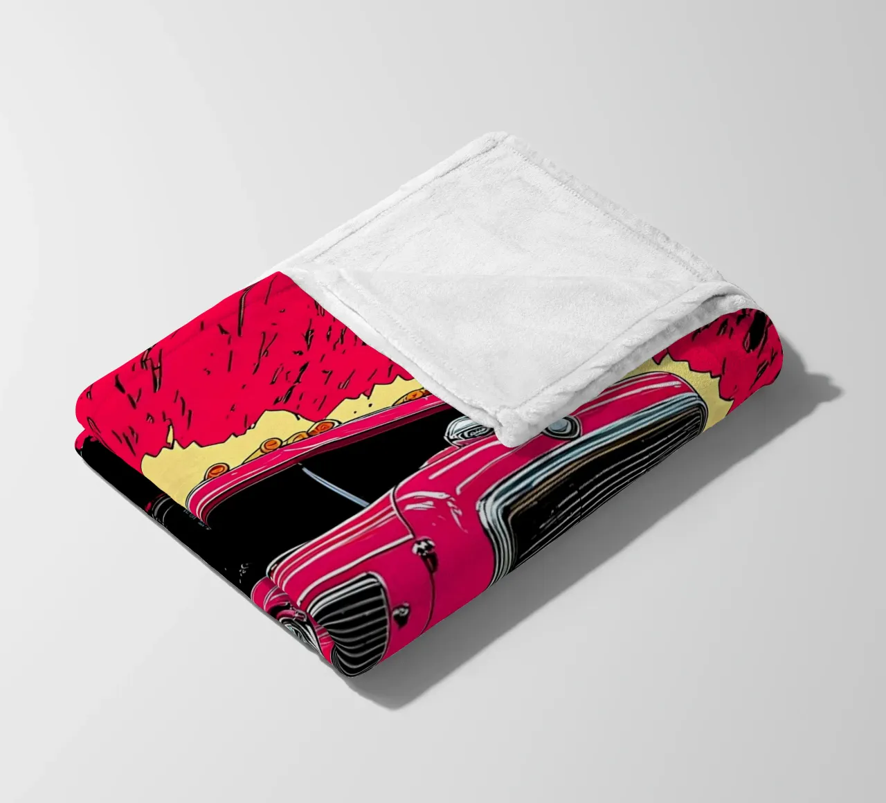 Camion classico - Pop Art coperta in pile da ColorCrash Gallery