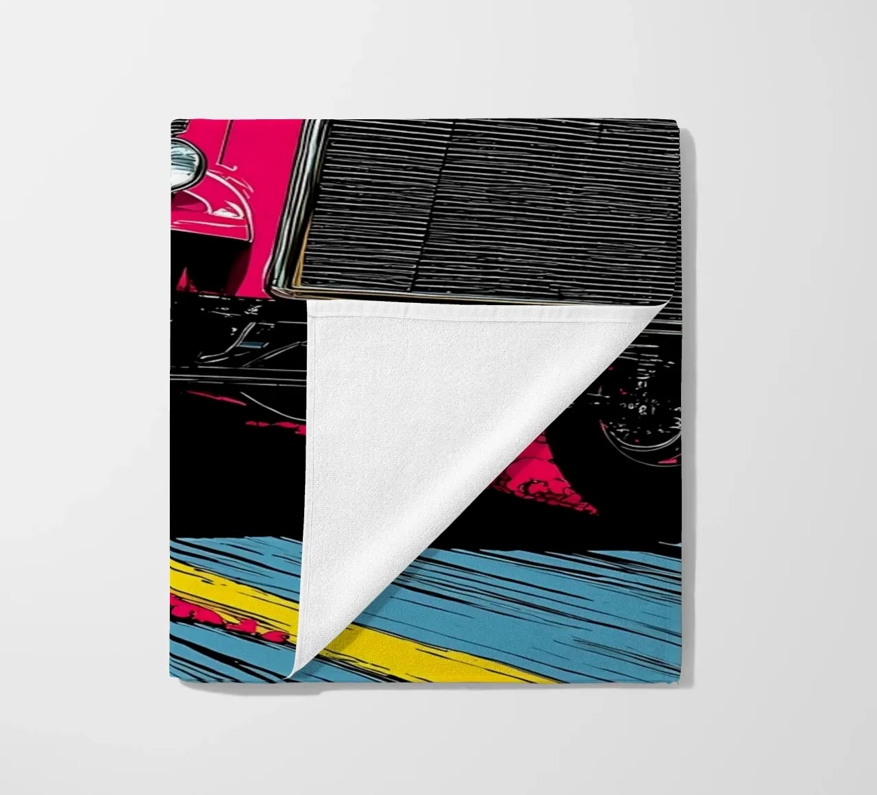 Camion classico - Pop Art telo mare da ColorCrash Gallery