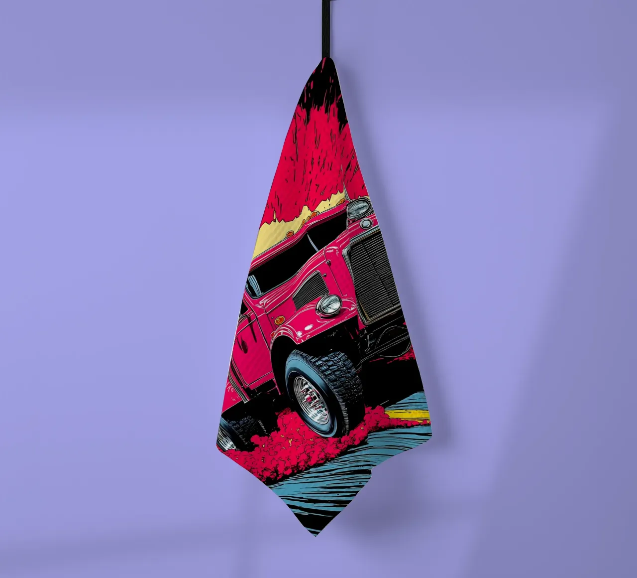 Camion classico - Pop Art canovaccio da cucina da ColorCrash Gallery