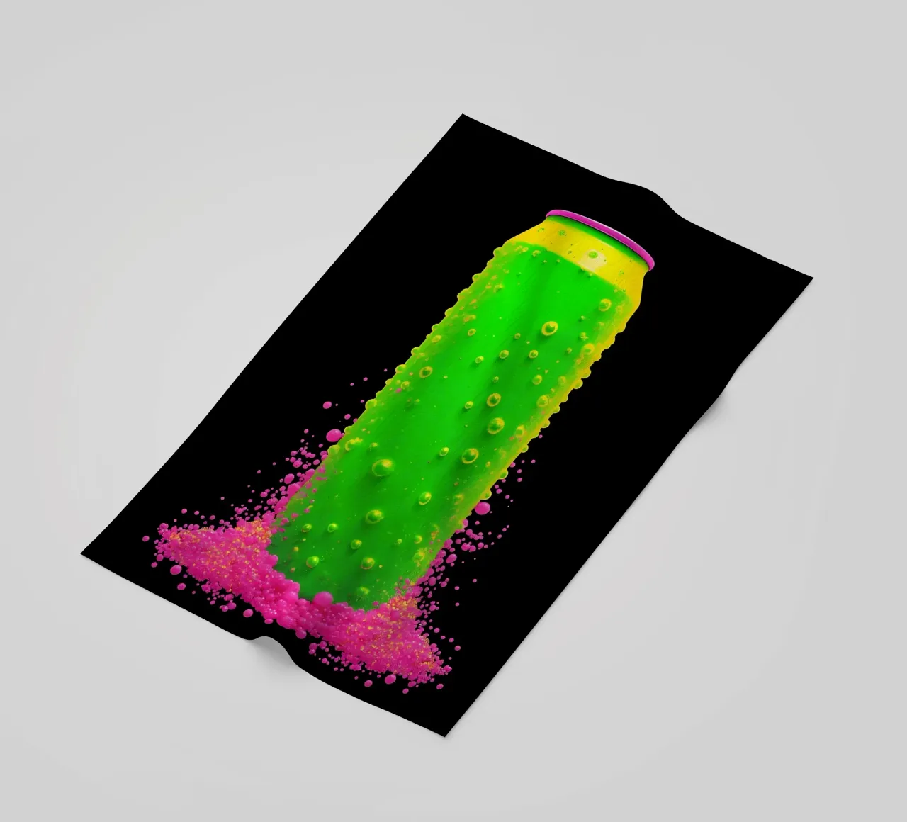Lattina di soda - Pop Art telo mare da ColorCrash Gallery