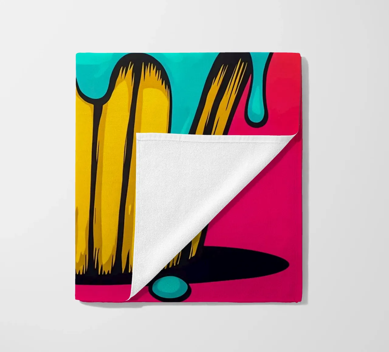 Cupcake - Pop Art telo mare da ColorCrash Gallery