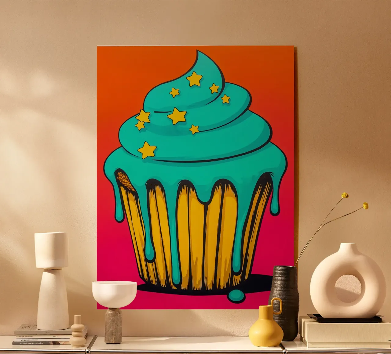 Cupcake - Pop Art plexiglass da ColorCrash Gallery