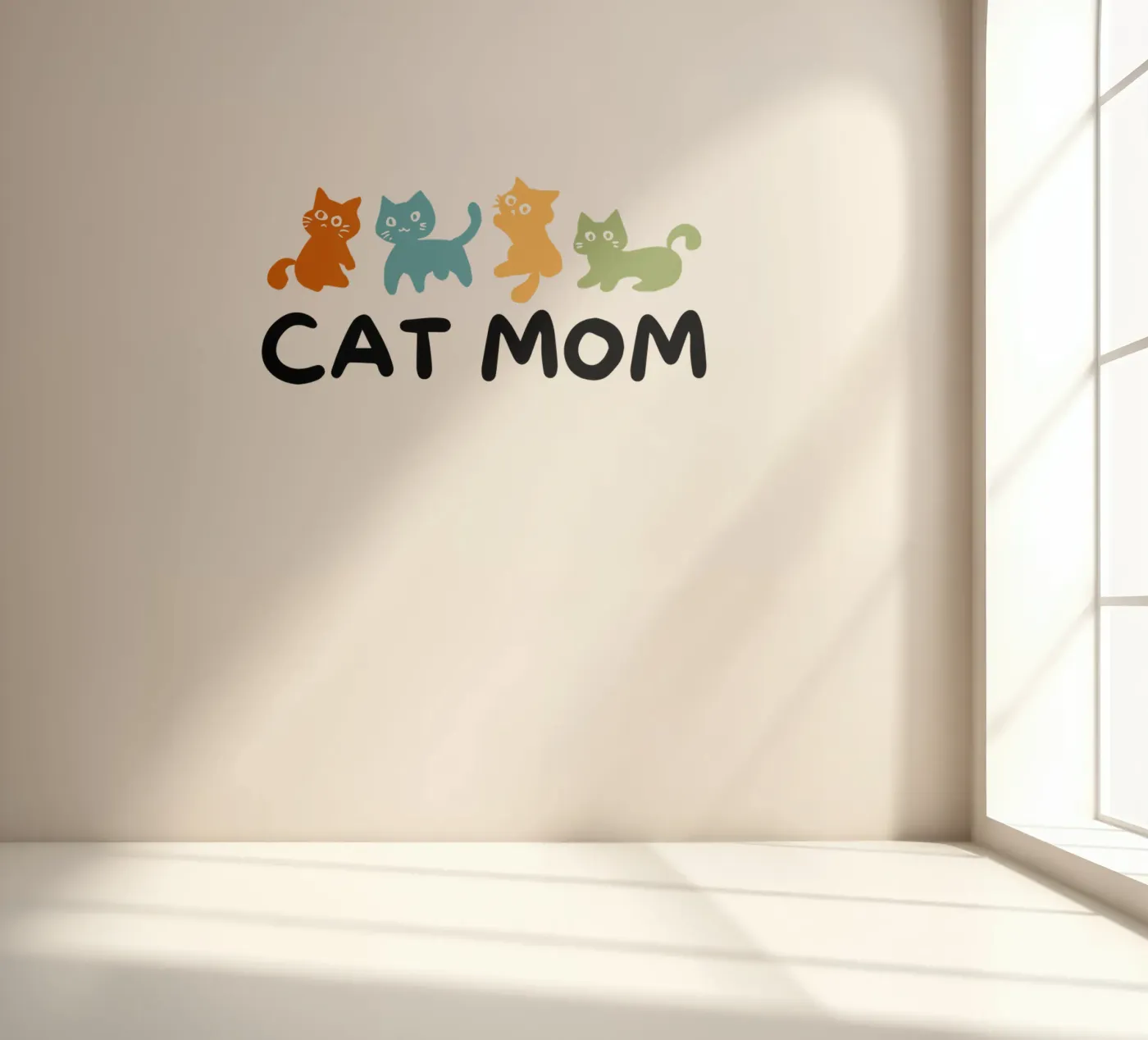 kattenmoeder fotobehang van khoailang