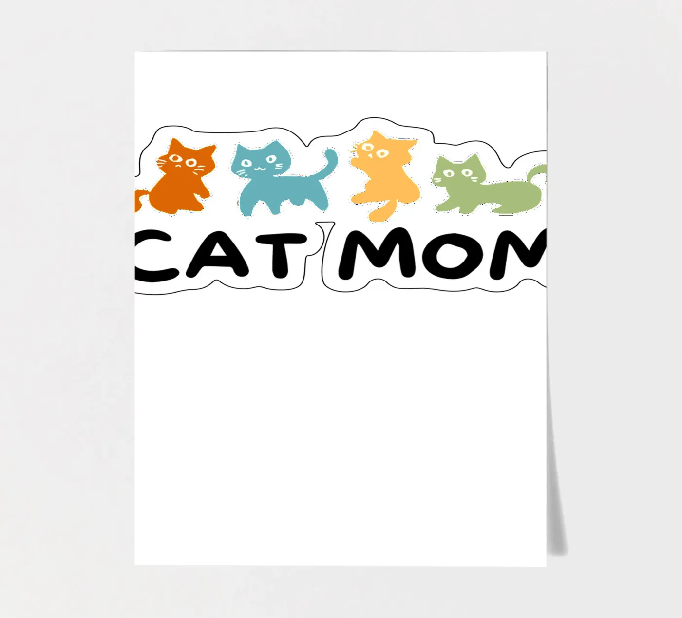 kattenmoeder stickervel van khoailang