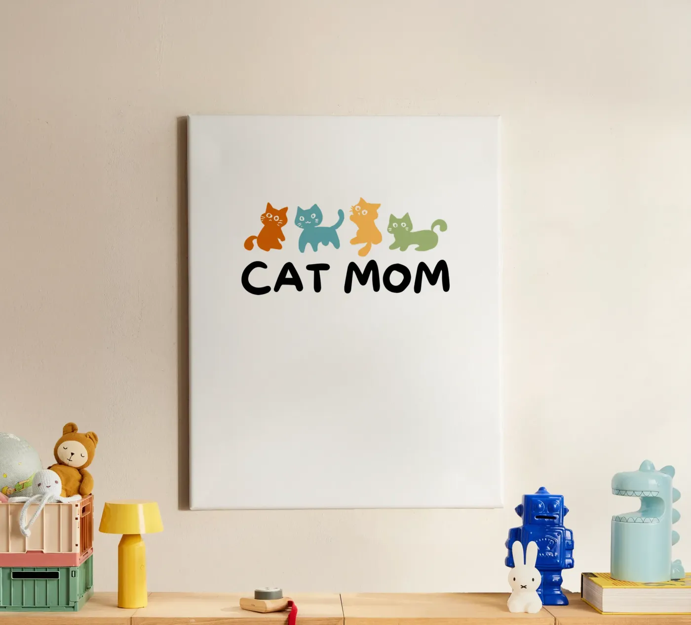 kattenmoeder canvas van khoailang