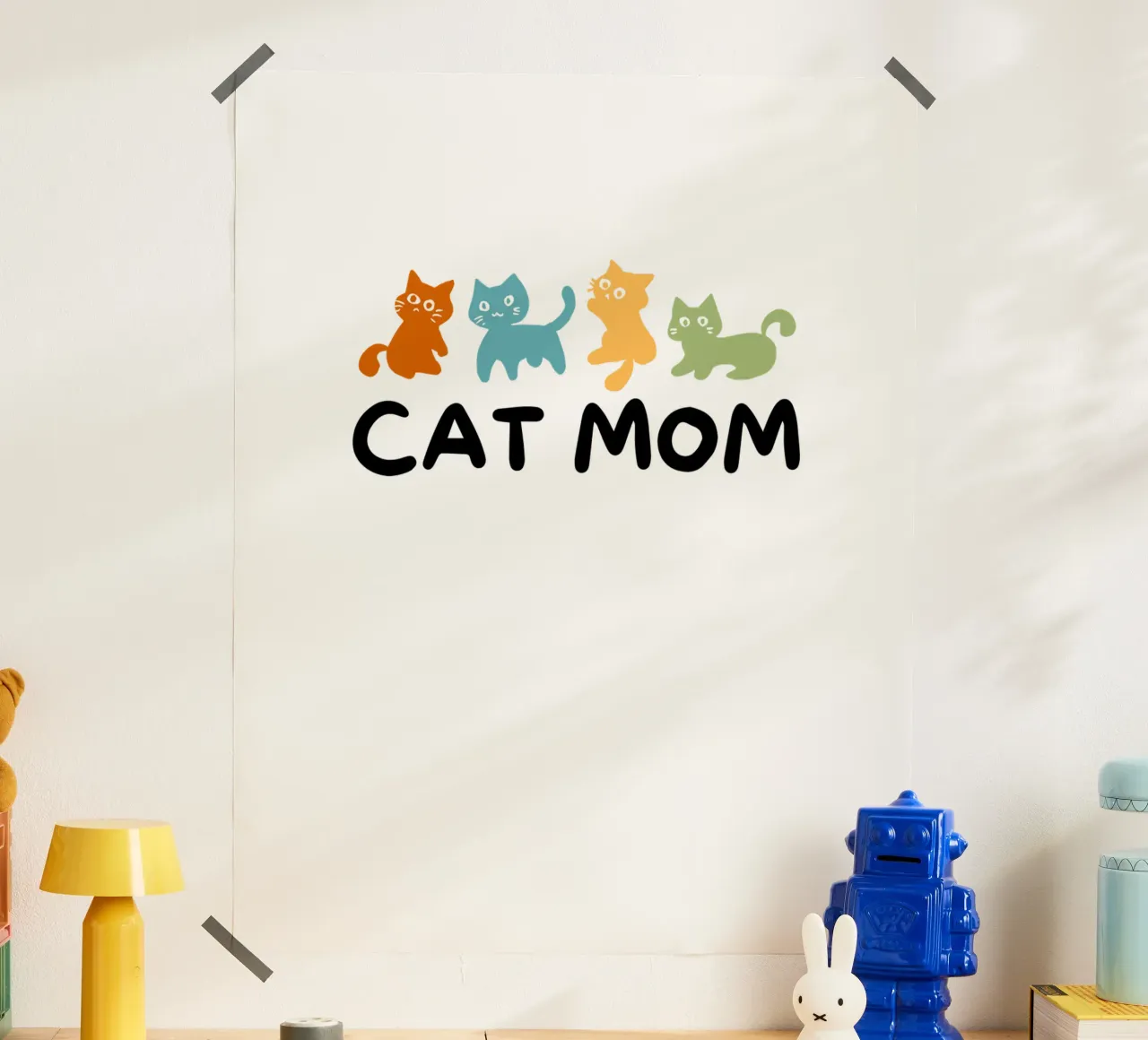 cat mom poster by khoailang