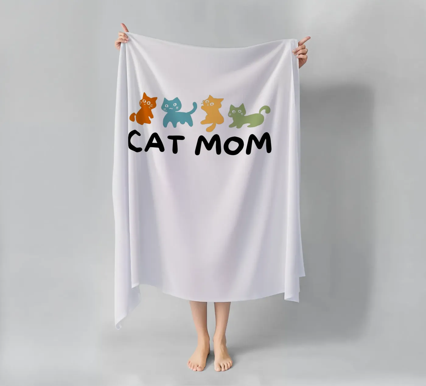 mamma gatto telo mare da khoailang