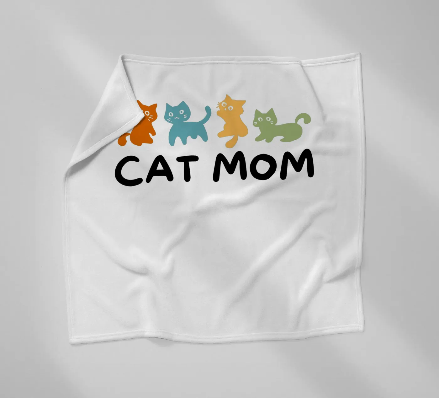 kattenmoeder fleecedeken van khoailang