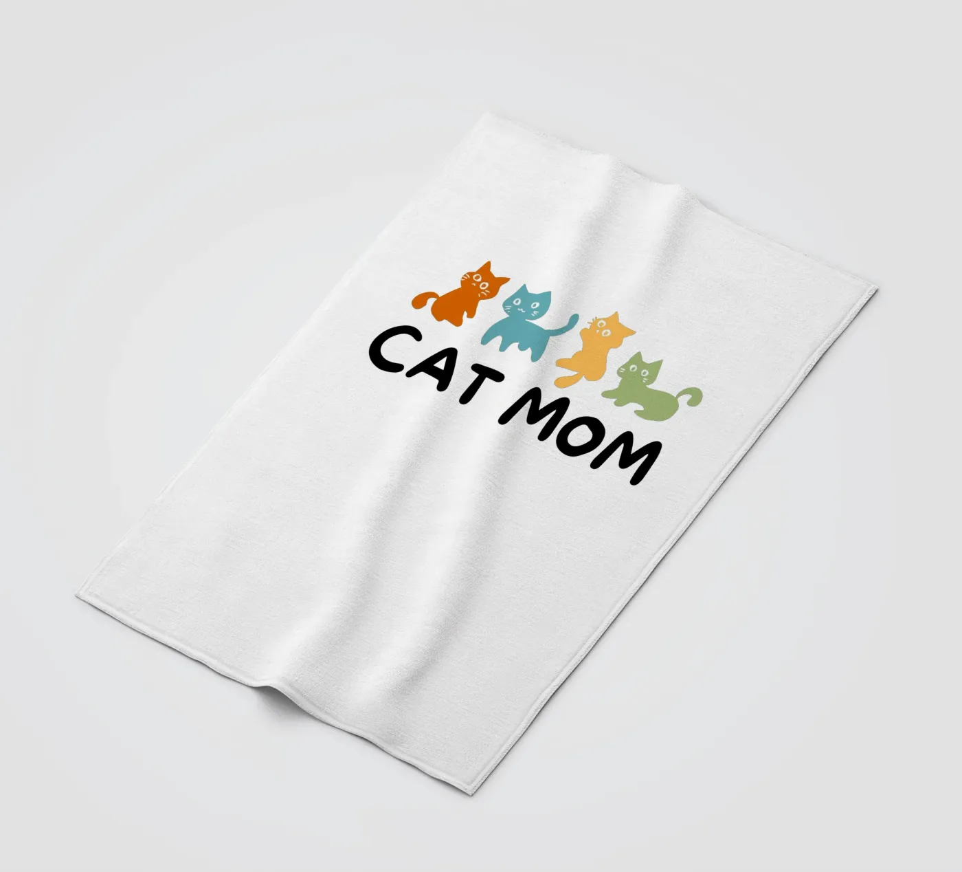 kattenmoeder fleecedeken van khoailang