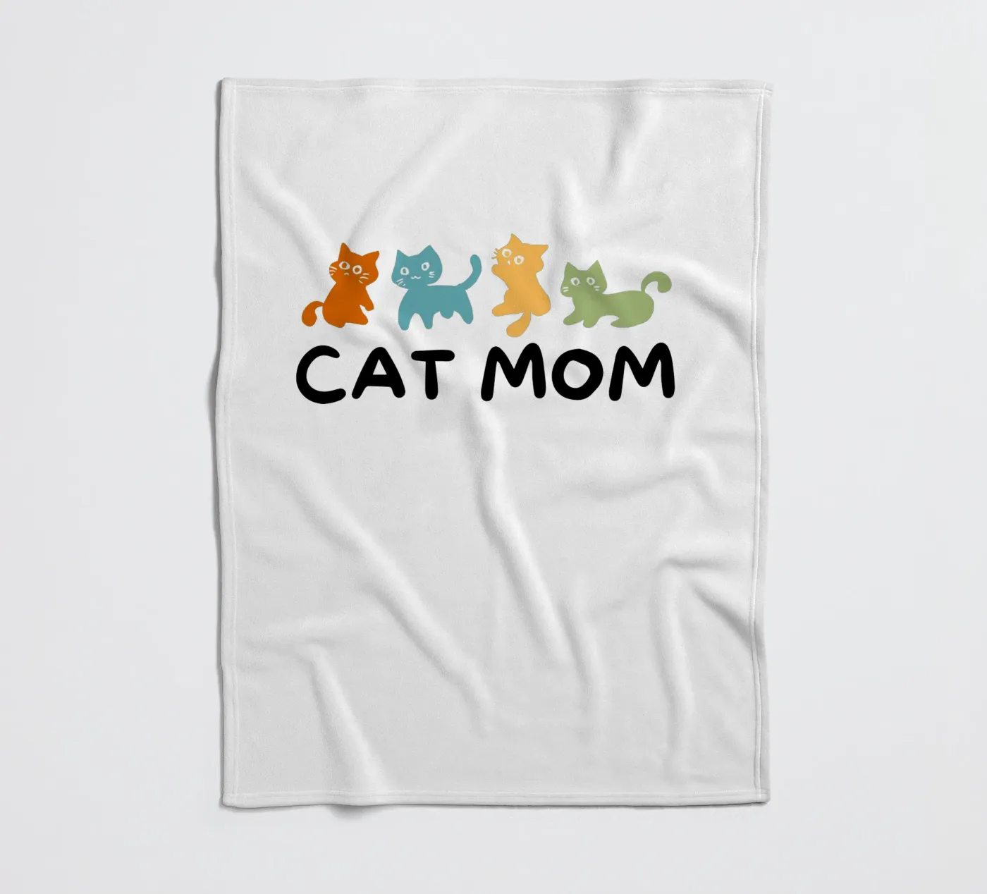 kattenmoeder fleecedeken van khoailang