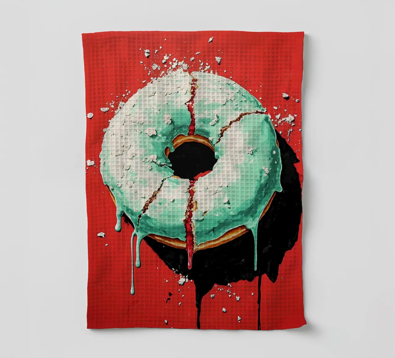 Ciambella - Pop Art canovaccio da cucina da ColorCrash Gallery