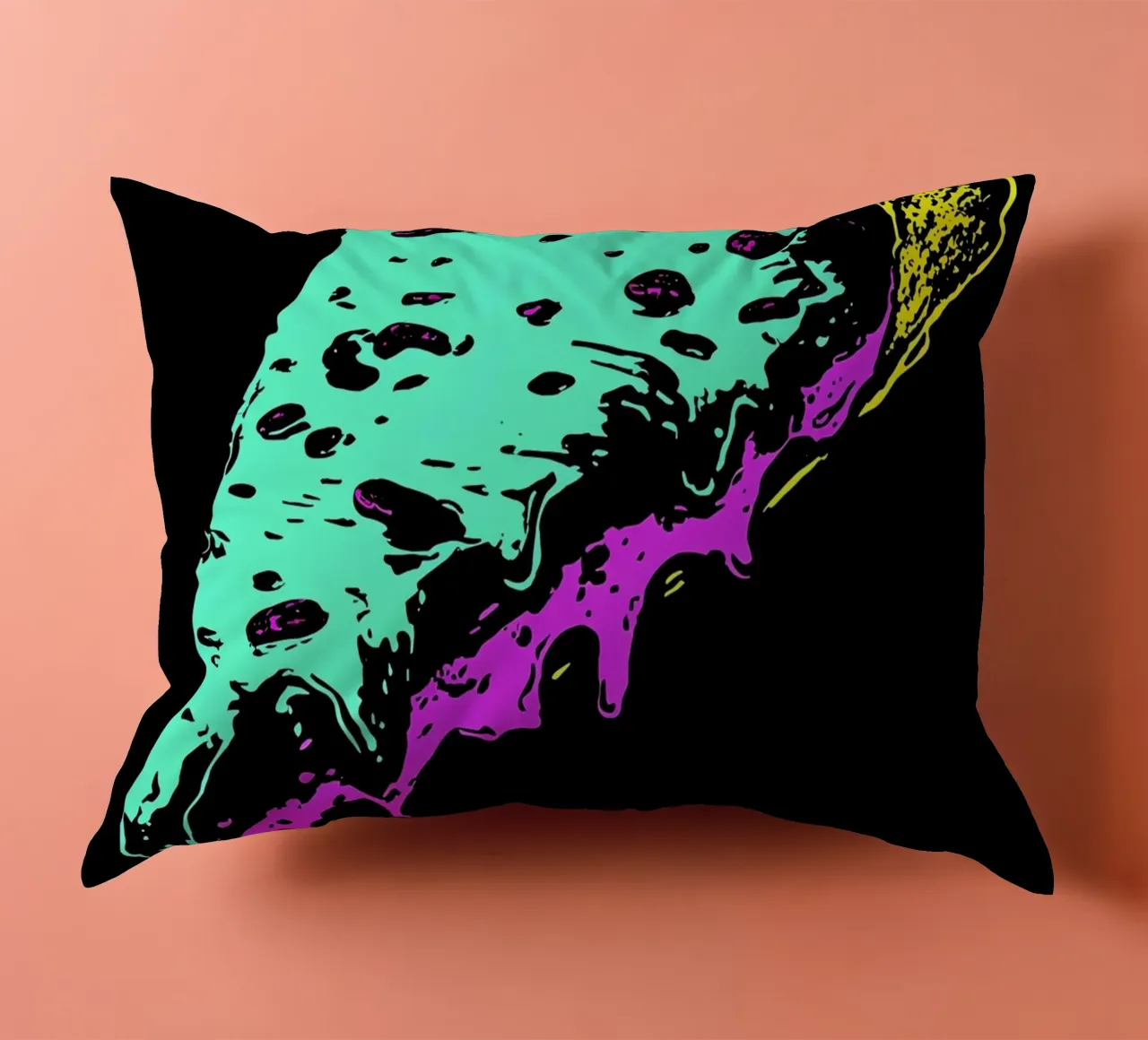 Pizza Slice - Pop Art cuscino da ColorCrash Gallery