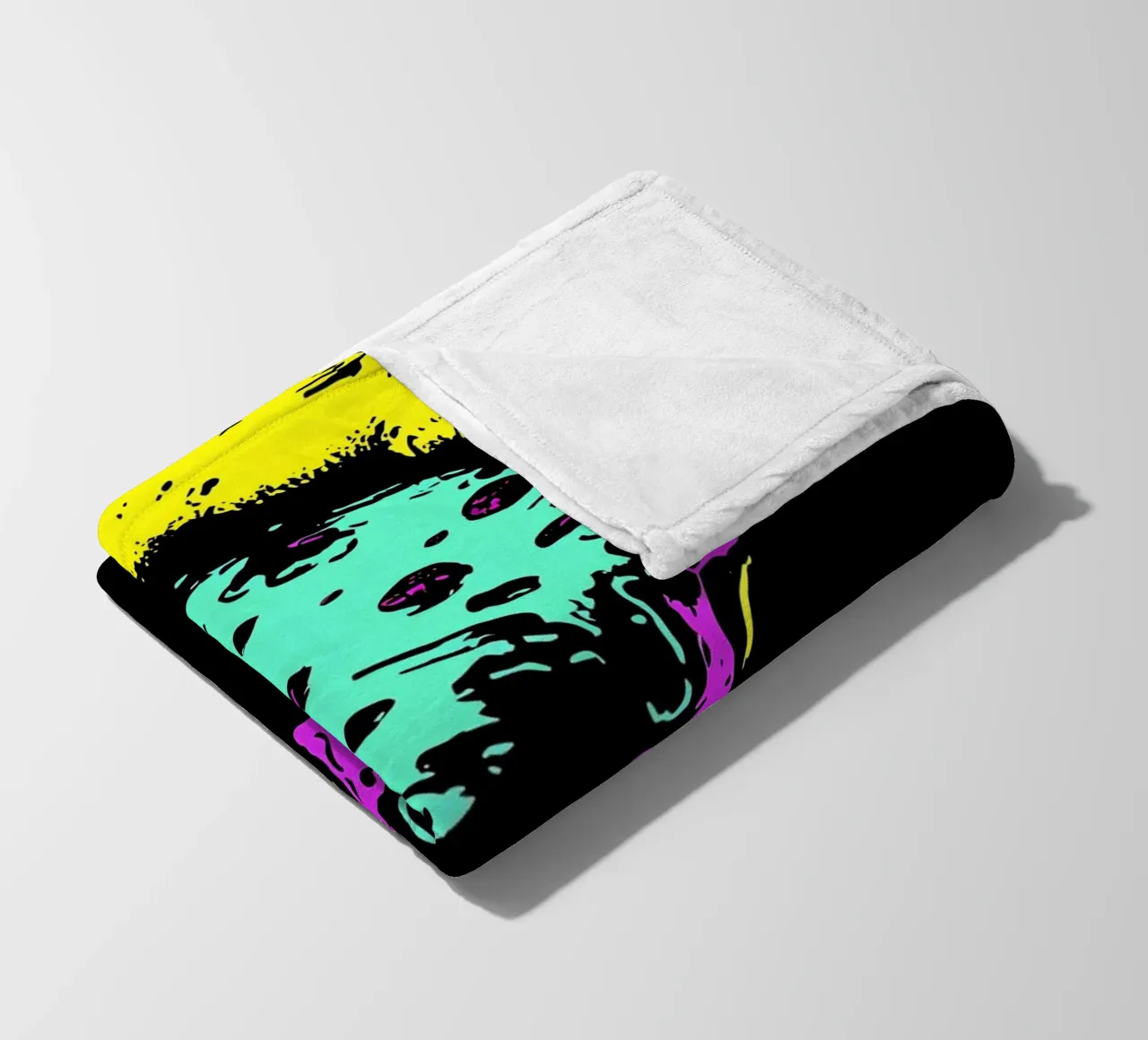 Pizza Slice - Pop Art coperta in pile da ColorCrash Gallery
