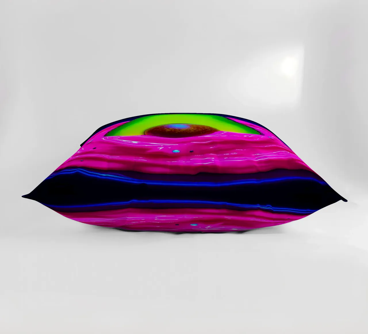 Avocado a immersione - Pop Art cuscino da ColorCrash Gallery